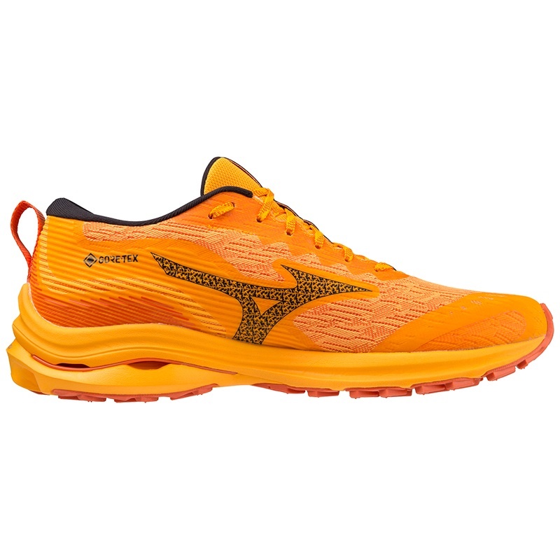 Mizuno Wave Rider GTX Παπουτσια για Τρεξιμο ανδρικα μαυρα | Greece M8906MI