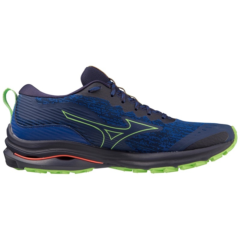 Mizuno Wave Rider TT Παπουτσια για Τρεξιμο ανδρικα σκουρο μπλε πρασινο | Greece M1046NG