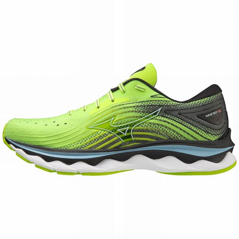 Mizuno Wave Sky 6 Παπουτσια για Τρεξιμο ανδρικα μαυρα | Greece M2073ZP