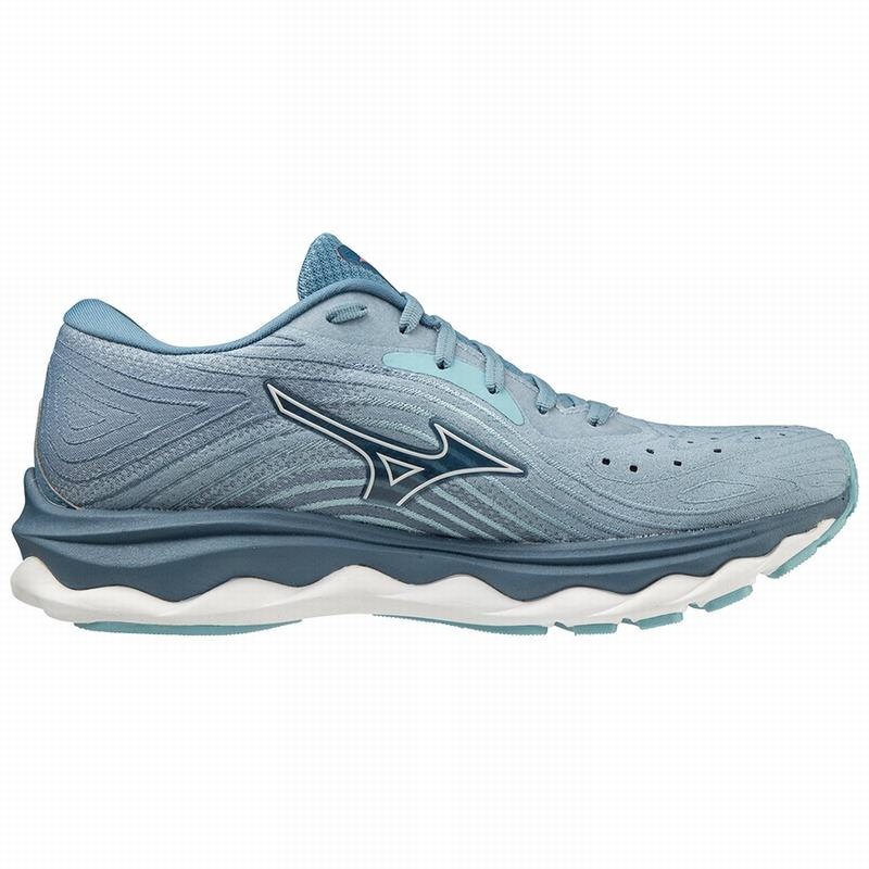 Mizuno Wave Sky 6 Παπουτσια για Τρεξιμο γυναικεια ασπρα | Greece M6479ED