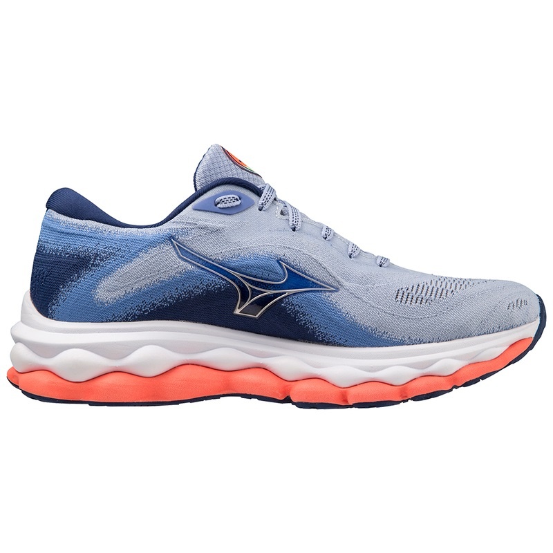 Mizuno Wave Sky 7 Παπουτσια για Τρεξιμο γυναικεια μπλε | Greece M8251OX