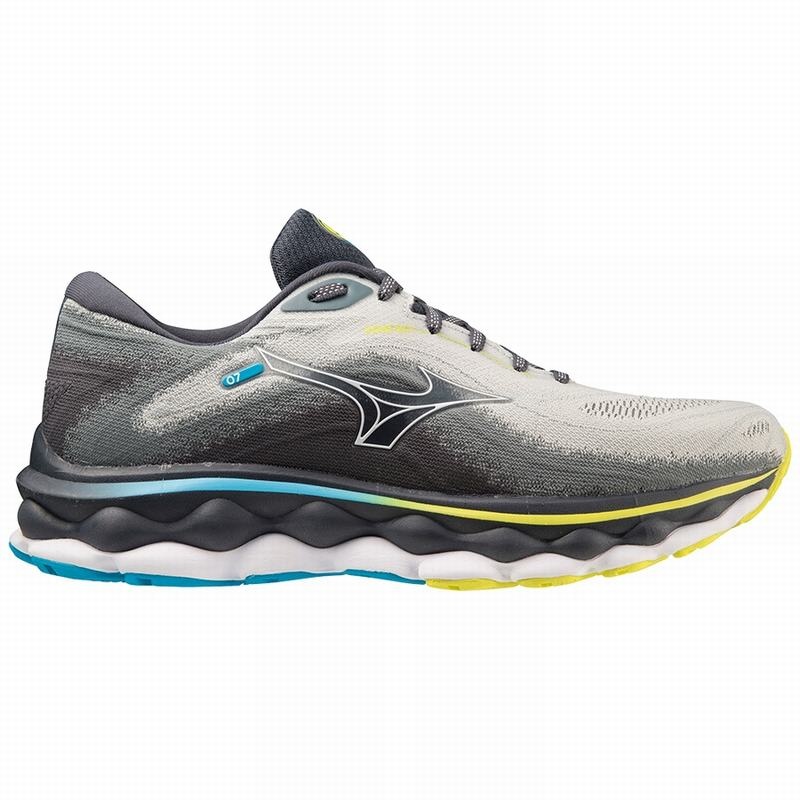 Mizuno Wave Sky 7 Παπουτσια για Τρεξιμο ανδρικα μπλε ασπρα | Greece M0439VO