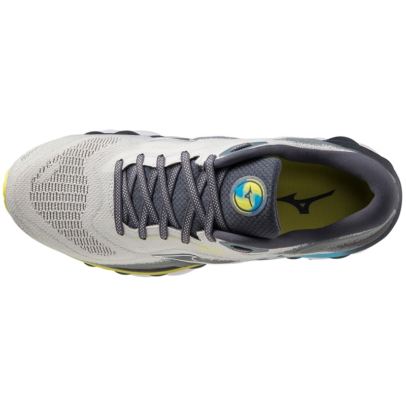 Mizuno Wave Sky 7 Παπουτσια για Τρεξιμο ανδρικα μπλε ασπρα | Greece M0439VO