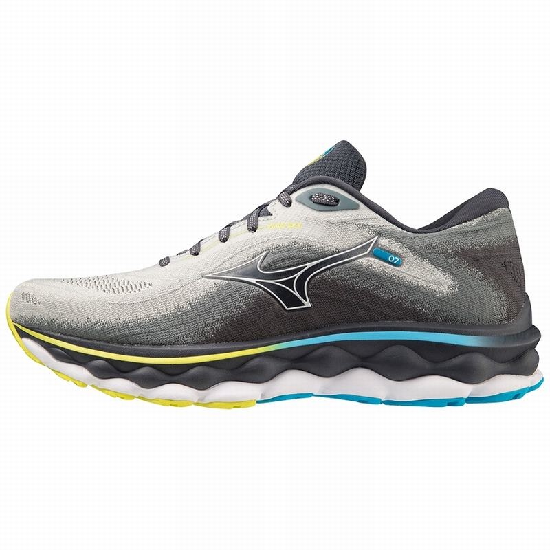 Mizuno Wave Sky 7 Παπουτσια για Τρεξιμο ανδρικα μπλε ασπρα | Greece M0439VO