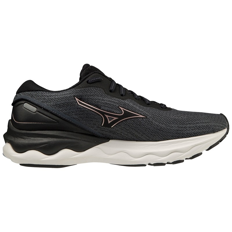 Mizuno Wave Skyrise 3 Παπουτσια για Τρεξιμο γυναικεια μαυρα | Greece M9041QB