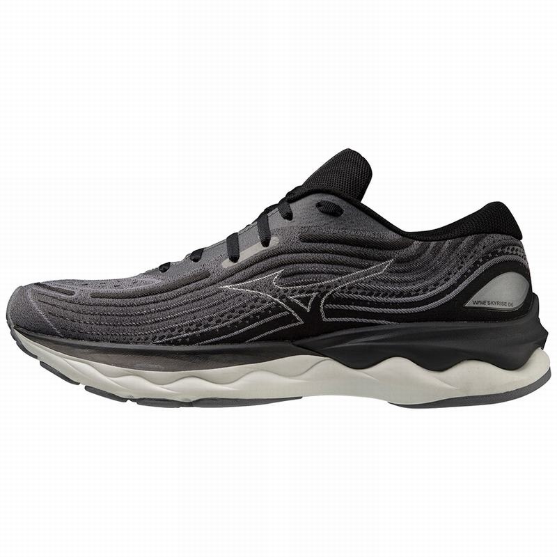 Mizuno Wave Skyrise 4 Παπουτσια για Τρεξιμο ανδρικα ανοιχτο καφε μαυρα | Greece M4371YT