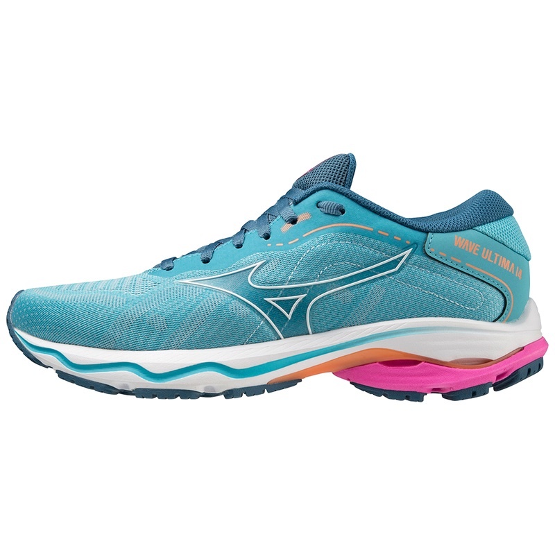 Mizuno Wave Ultima 14 Παπουτσια για Τρεξιμο γυναικεια μπλε ασπρα | Greece M0418DJ