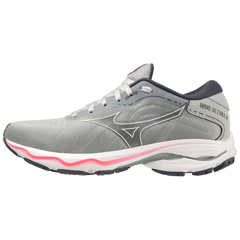 Mizuno Wave Ultima 14 Παπουτσια για Τρεξιμο γυναικεια ασπρα ροζ | Greece M4358QI