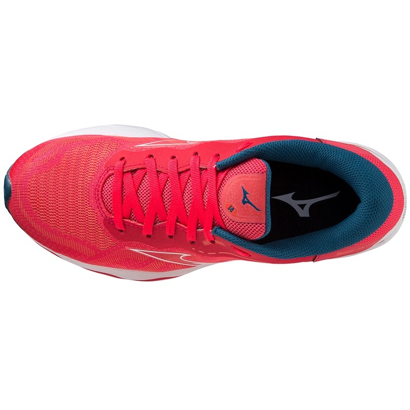 Mizuno Wave Ultima 14 Παπουτσια για Τρεξιμο γυναικεια ροζ ασπρα μπλε | Greece M7102WQ