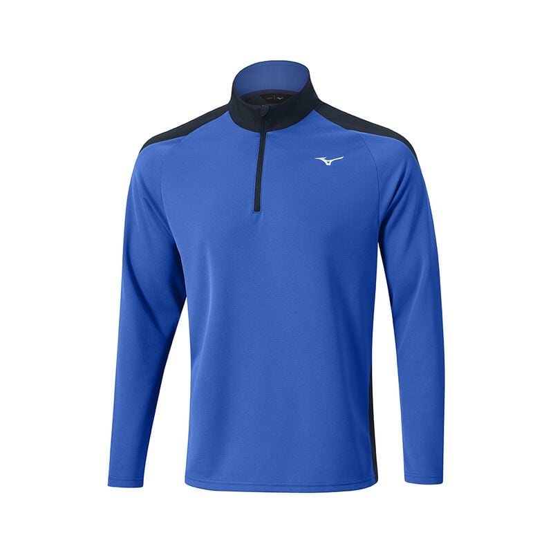 Mizuno Χειμερινά Breeze 1/4 Zip Αριστος ανδρικα μπλε | Greece M7905QA