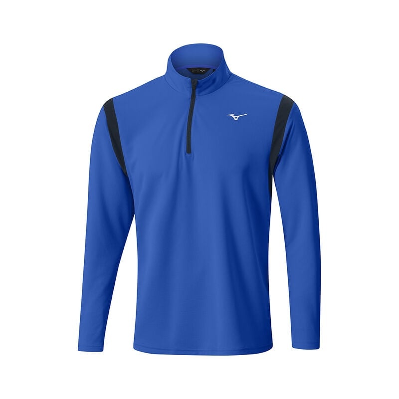 Mizuno Χειμερινά Breeze Elite 1/4 Zip Αριστος ανδρικα μπλε | Greece M0147MH