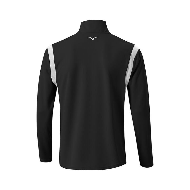 Mizuno Χειμερινά Breeze Elite 1/4 Zip Αριστος ανδρικα μαυρα | Greece M7162JW